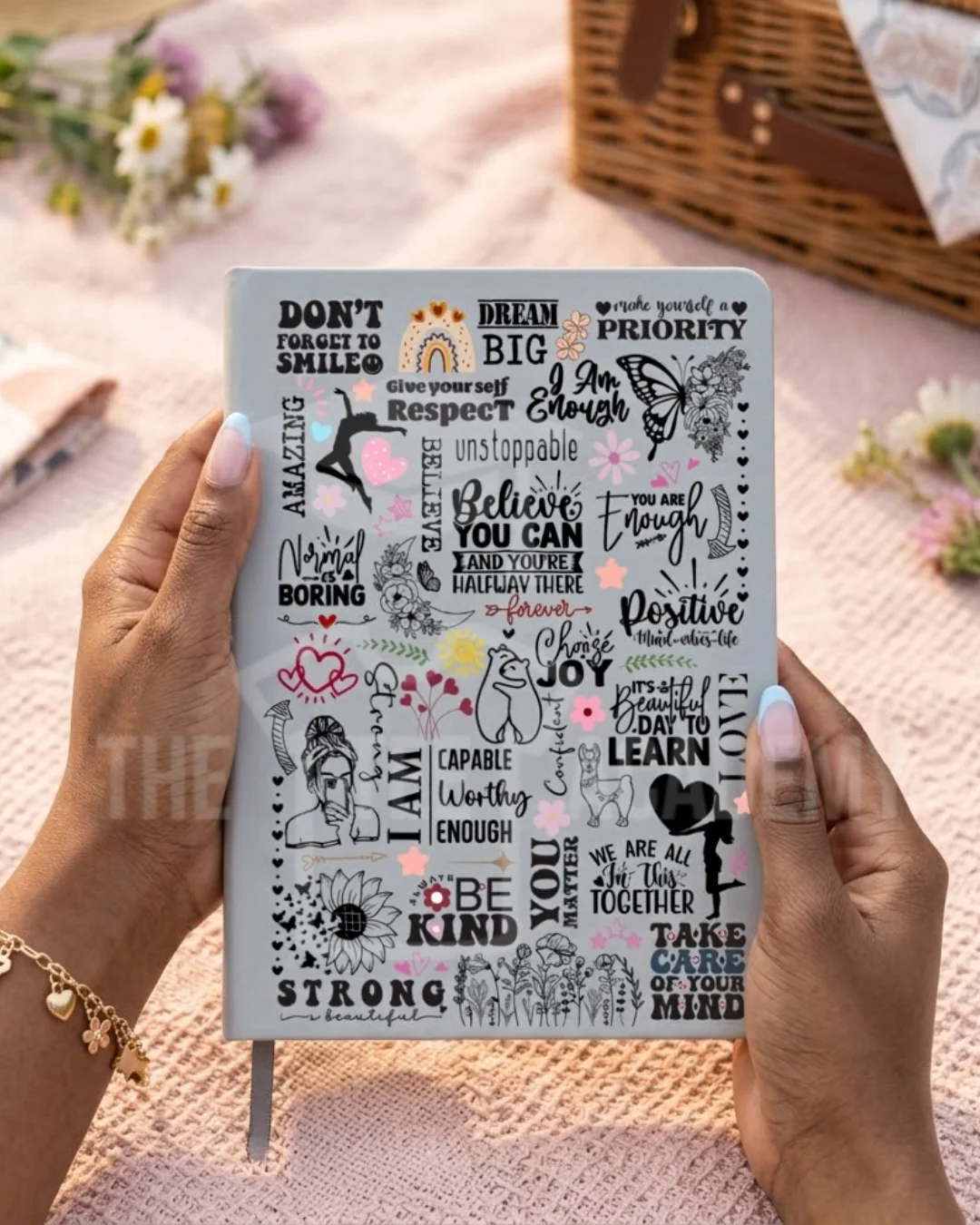 UV DTF Planner/Tumbler Decal- Believe You Can