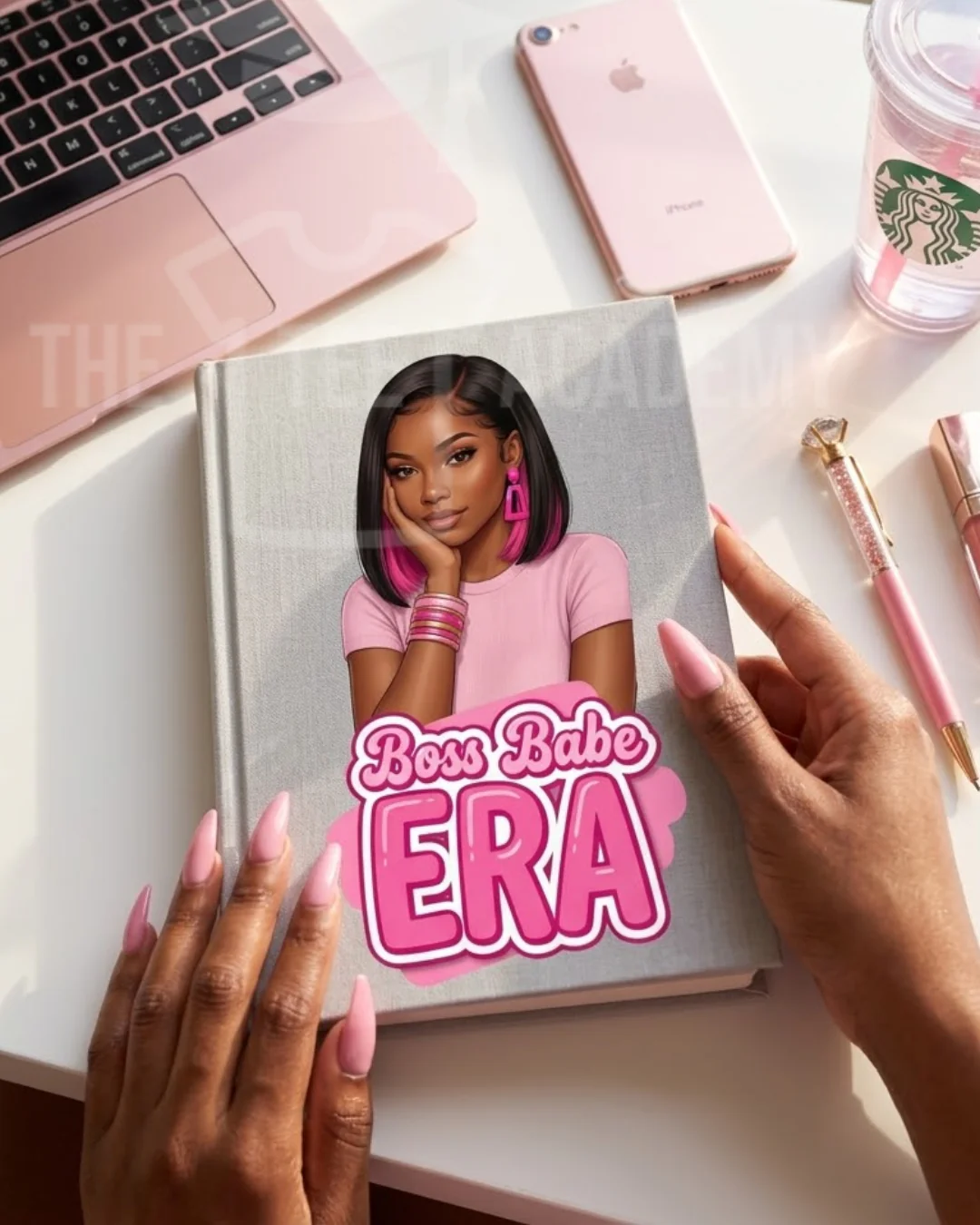 UV DTF Planner/Tumbler Decal- Boss Babe Era
