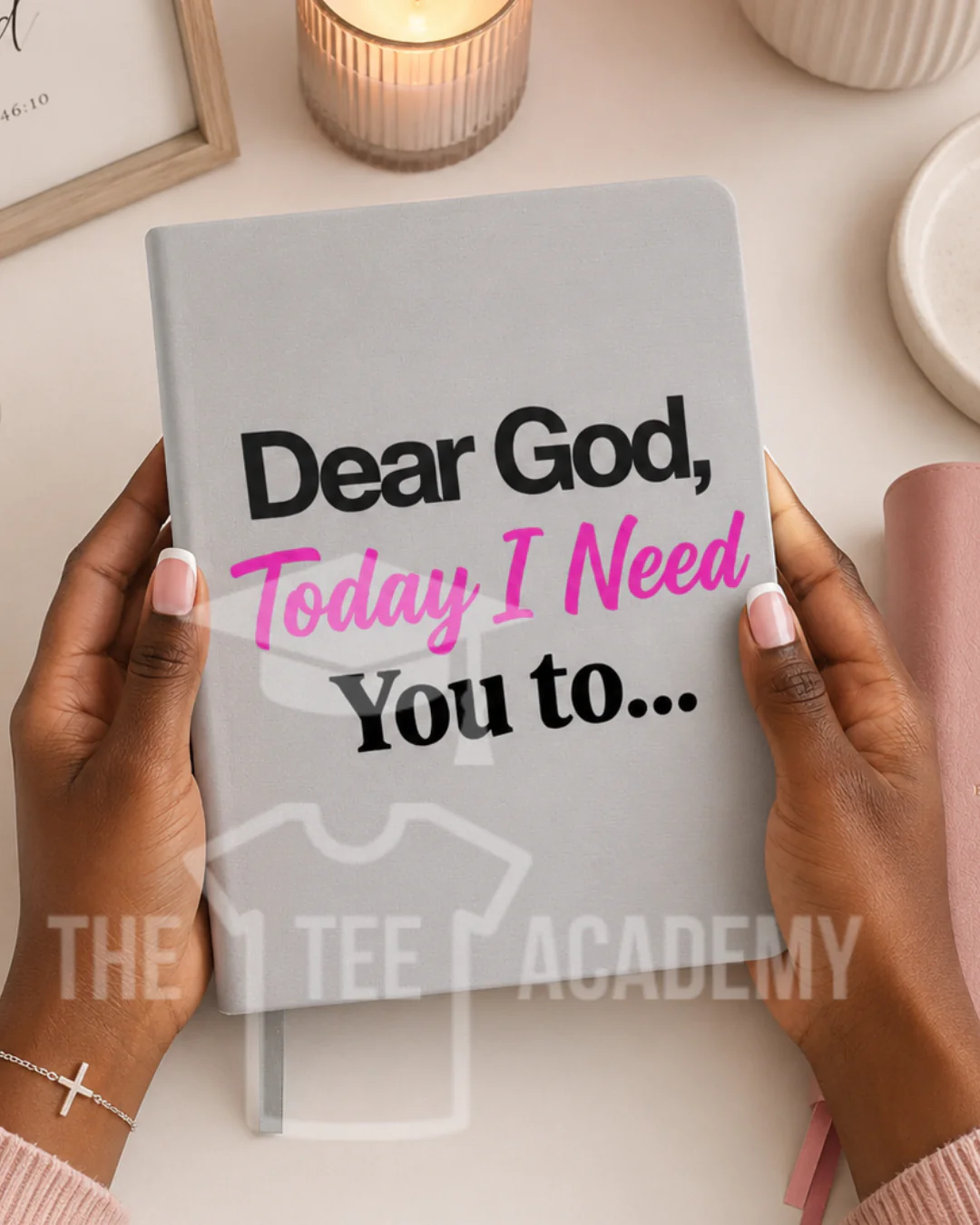 UV DTF Planner/Tumbler Decal- Dear God, I Need You Today