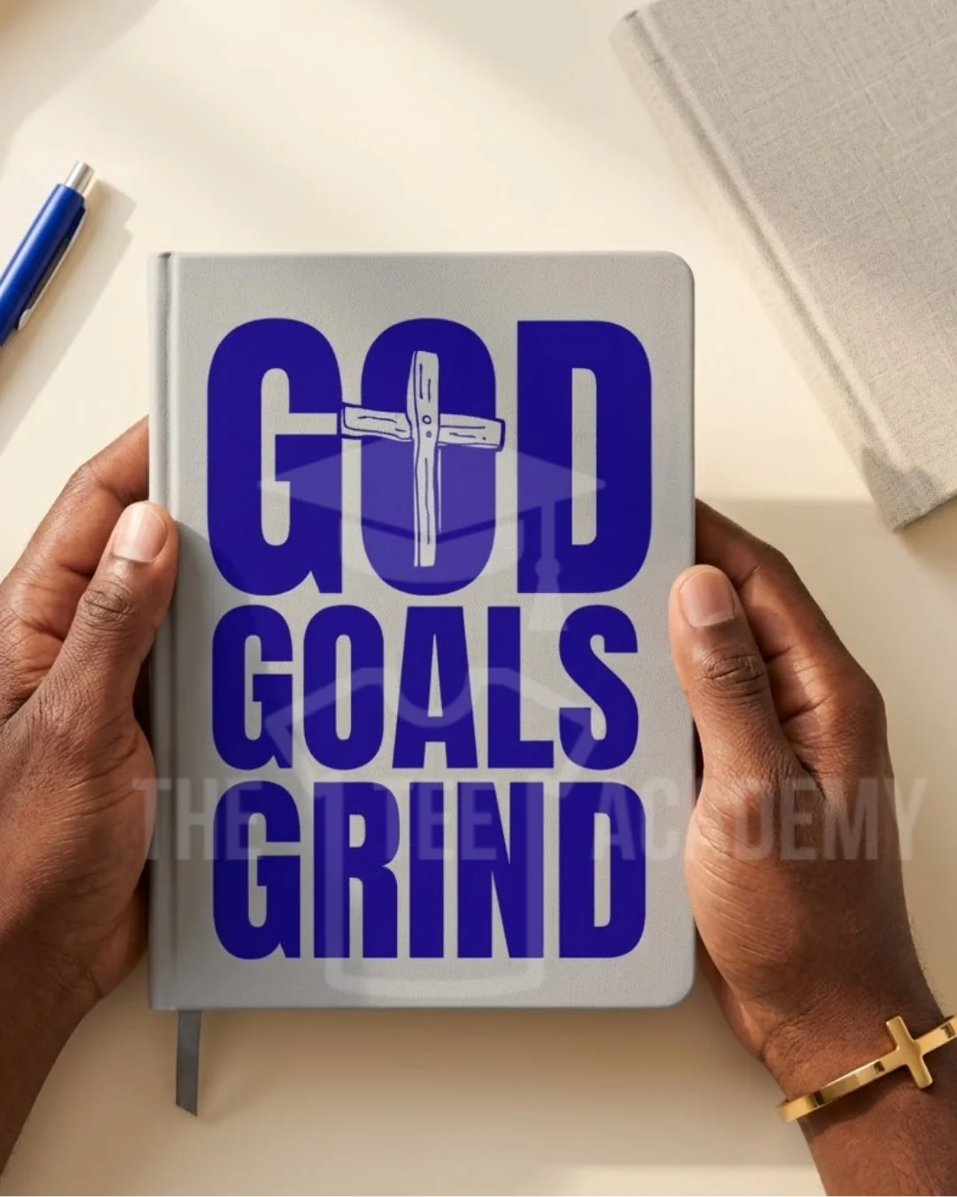 UV DTF Planner/Tumbler Decal- God Goals Grind