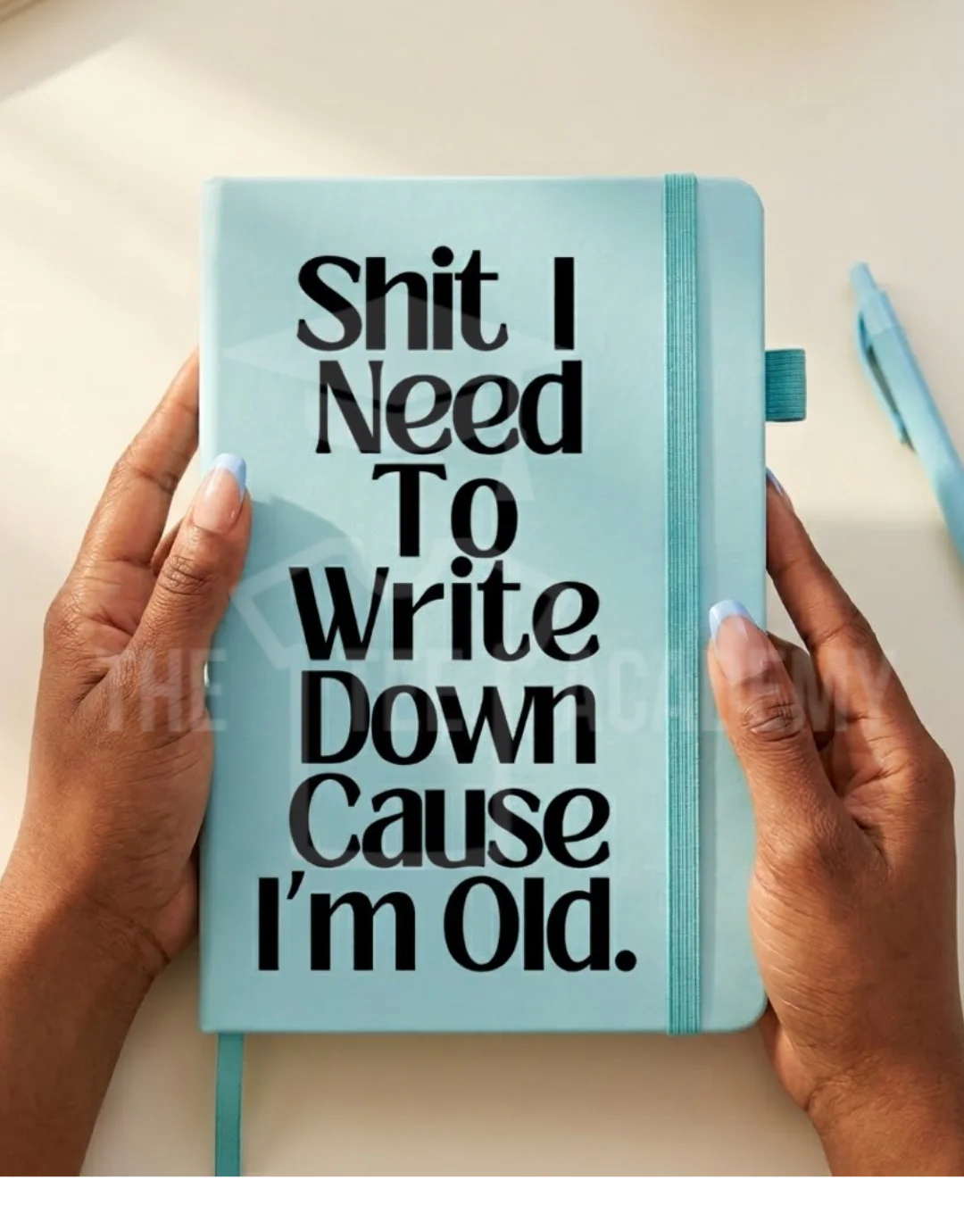 UV DTF Planner/Tumbler Decal- Sh!t I Need To Write Down