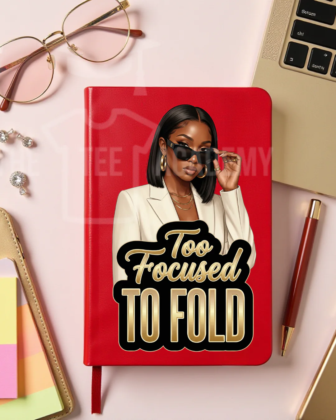UV DTF Planner/Tumbler Decal- Too Focused To Fold